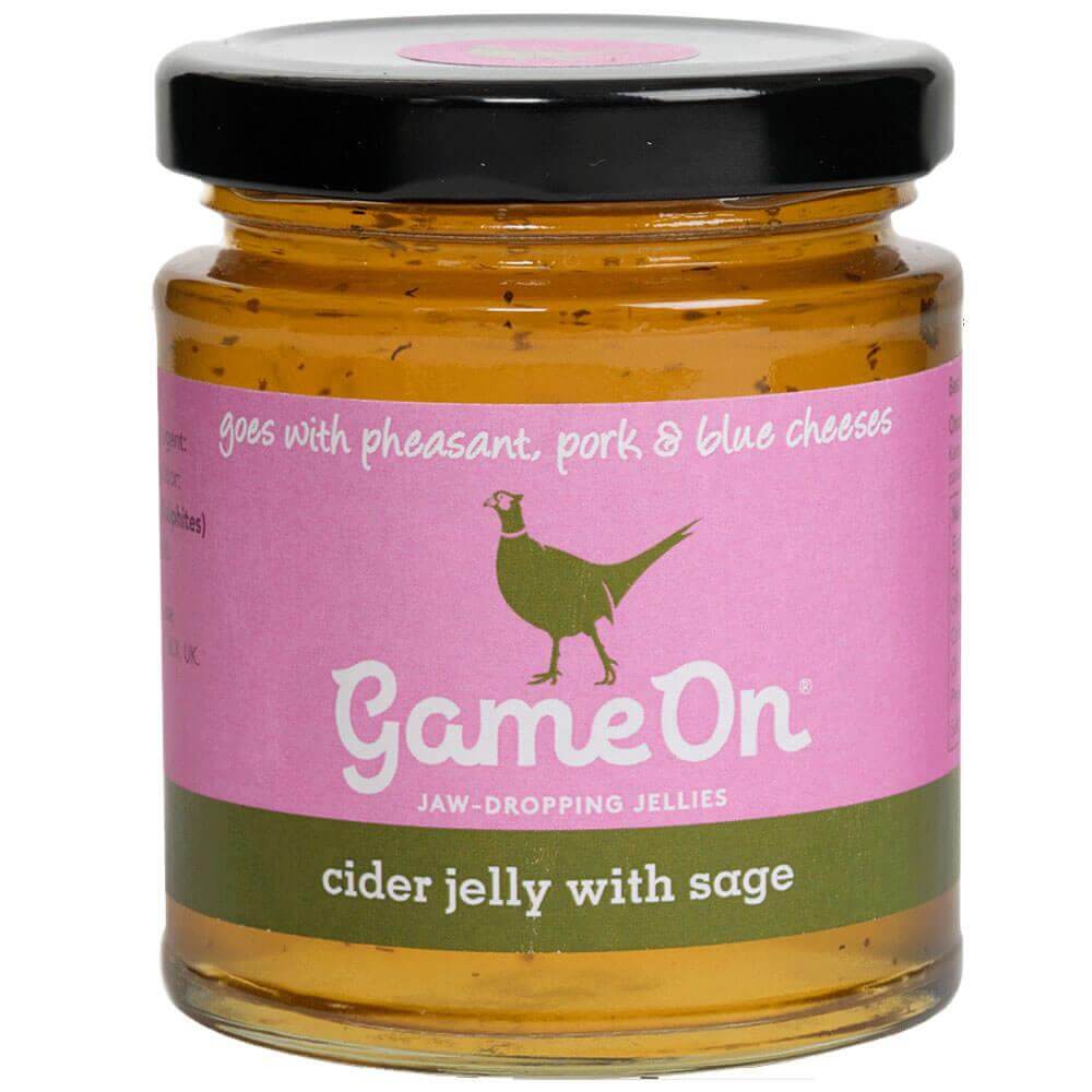 Game On Accompaniments Cider Jelly with Sage 195g
